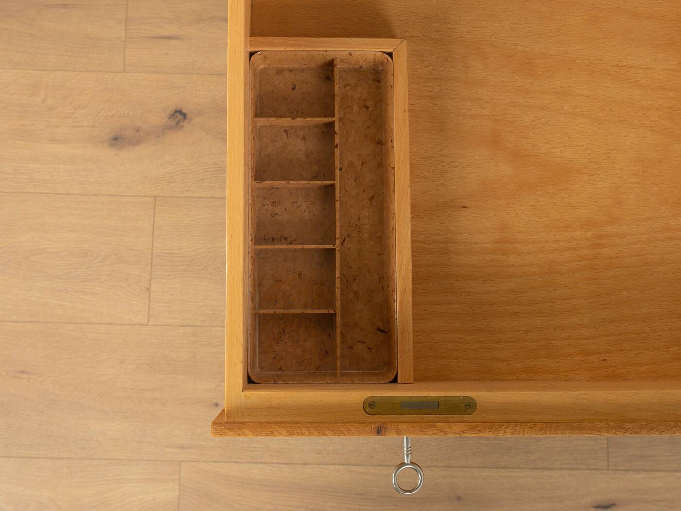 Detailed freestanding desk from the 1950s