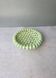 Light green woven ceramic basket Jérome Massier Vallauris