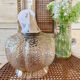 Vintage glass pendant light 1960 1970