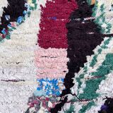 Old boucherouite berber carpet