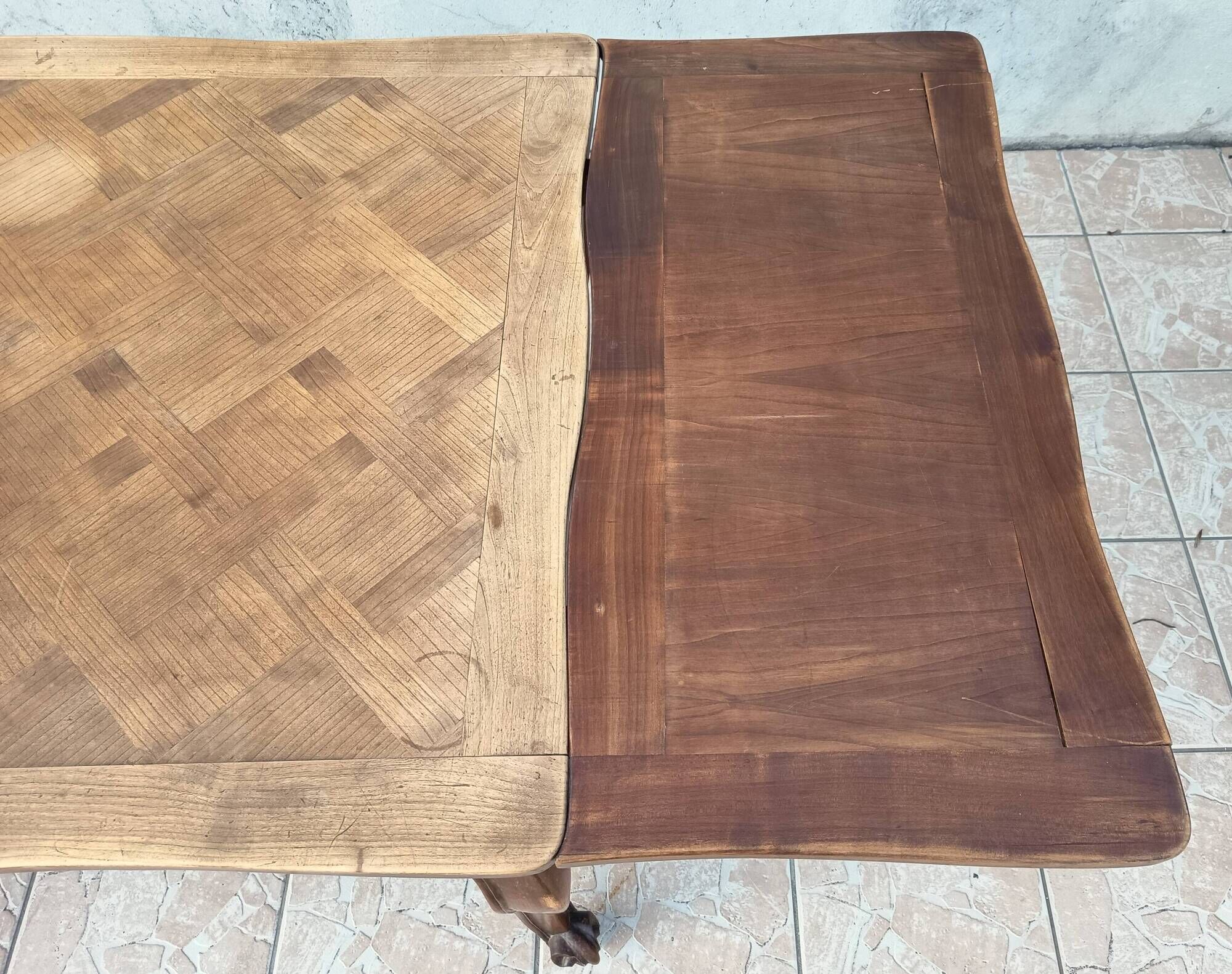 Louis XV style beech table