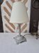 Lampe de chevet pied taupe patiné