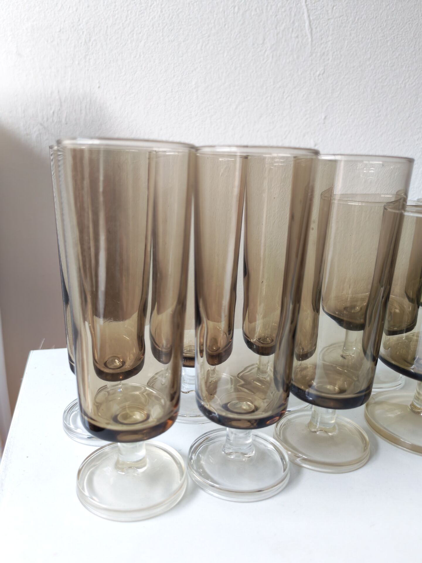 14 verres Luminarc fumé