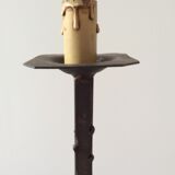 Floor lamp in wrought iron