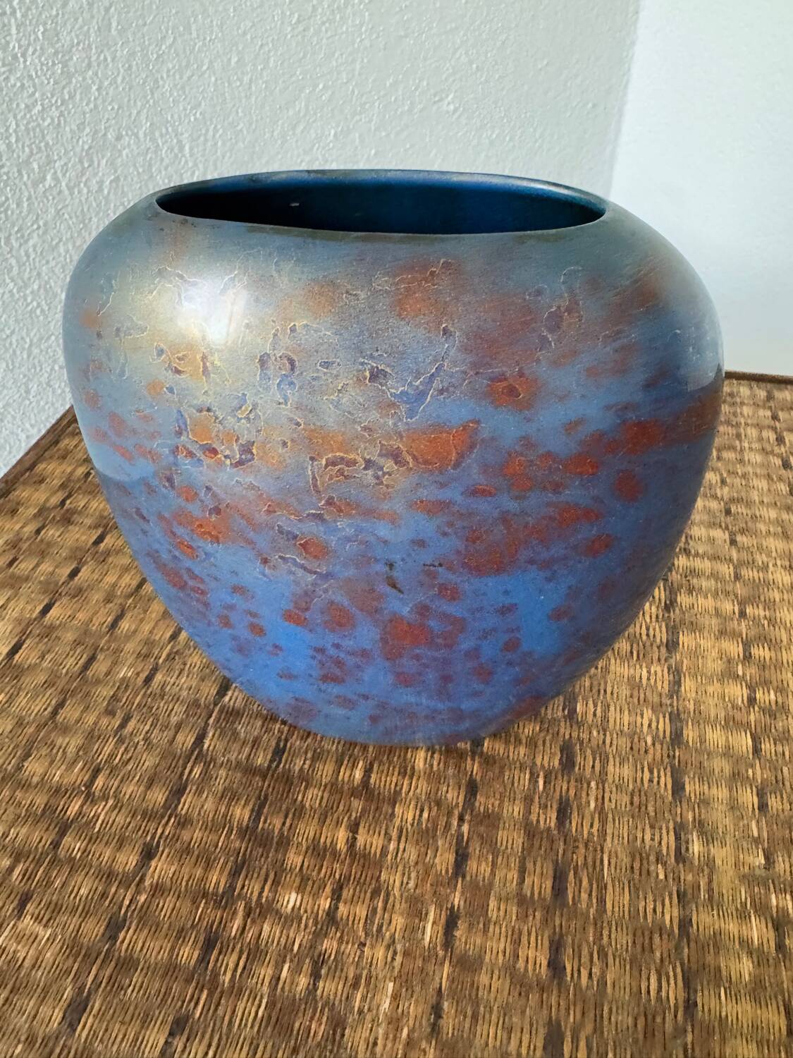 Small Art Deco powdered ceramic vase