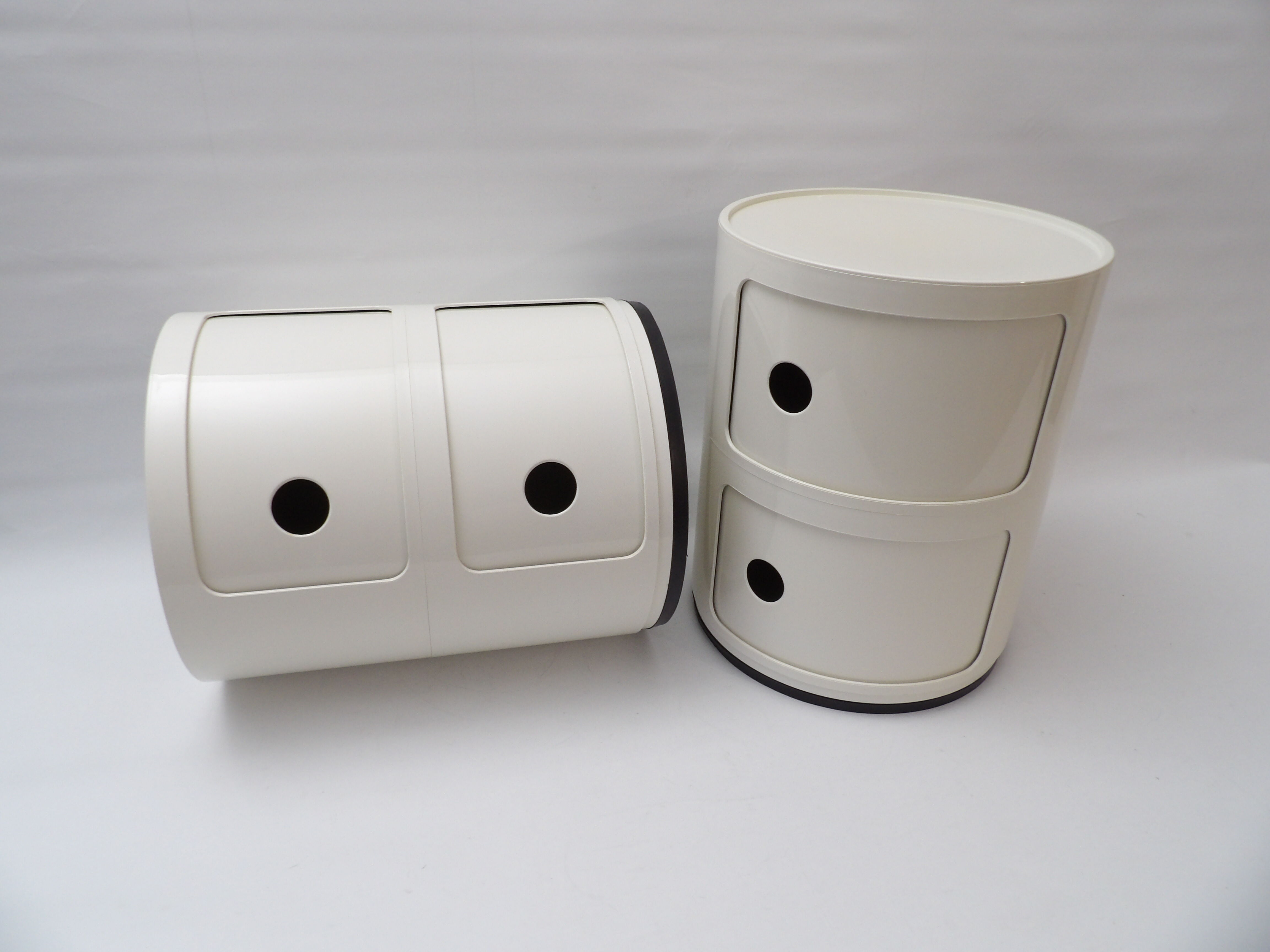 Pair of Tables of extra or end of sofa Kartell by Anna Castelli