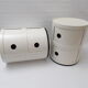Pair of Tables of extra or end of sofa Kartell by Anna Castelli