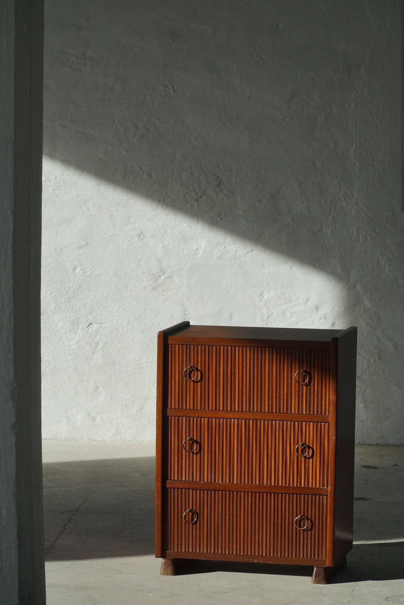 Modern Danish, Mahogany Commode, Frits Henningsen, 1940s