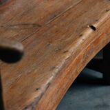 Rustic High-Back Tavern Settle, England, 18th Century