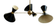 Italian chandelier butterfly black