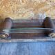 Aperitif Server Vintage Art Deco Wood + Brass + Glass Plates