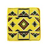 Turkish yellow floor sofa table, bohemian pouf