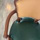 Pair of newly upholstered cabriolet armchairs
