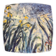 Luneville earthenware plate, irises, Claude Monet
