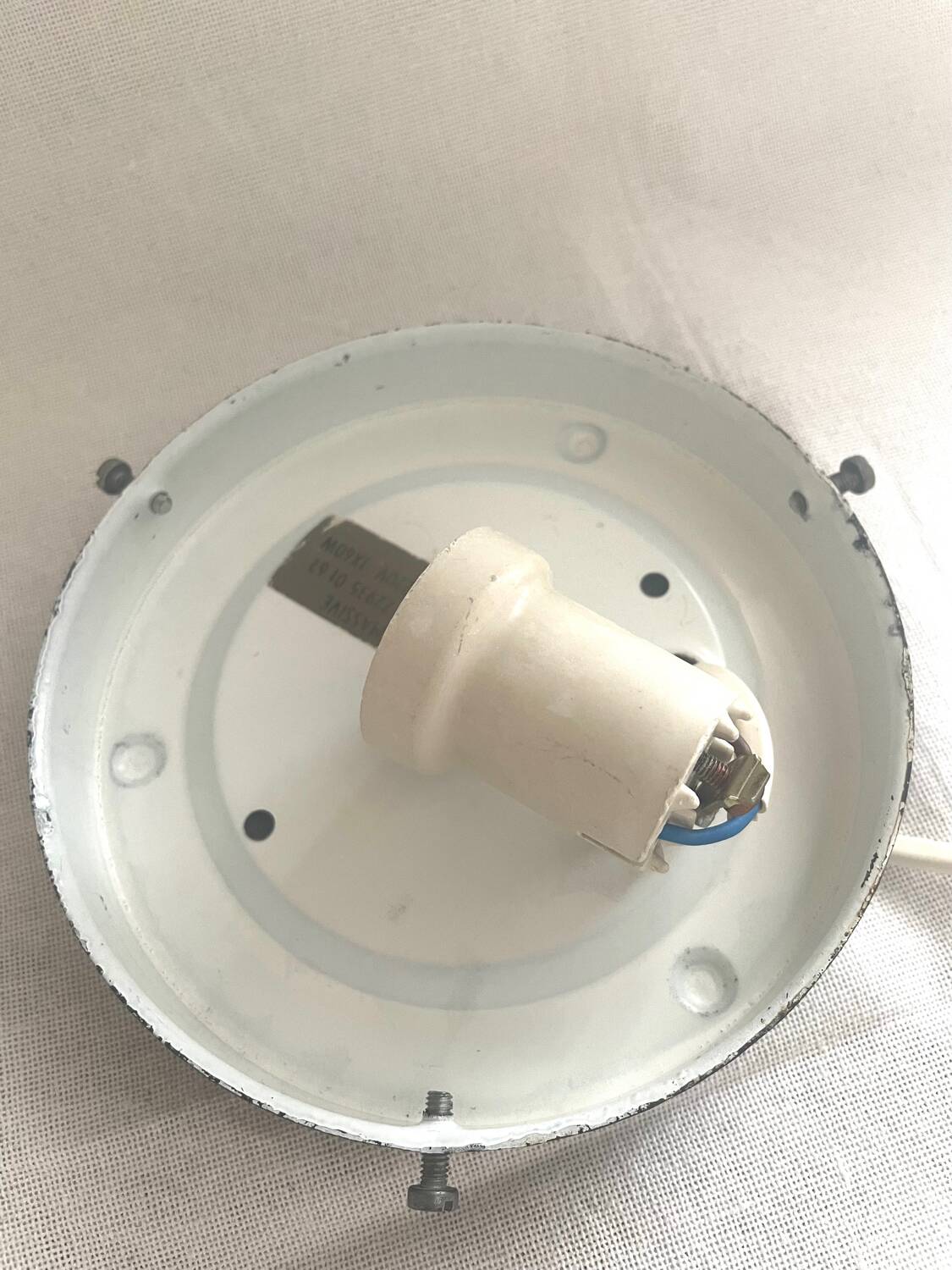 Glass ceiling light