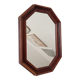 Vintage octagonal mirror from the 1960s.