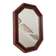 Vintage octagonal mirror from the 1960s.
