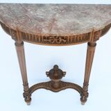 Louis XV-style half-moon console