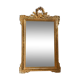 Antique gilded wood fireplace trumeau mirror 125x80