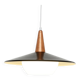 Lampe vintage en verre, Danemark, années 1970