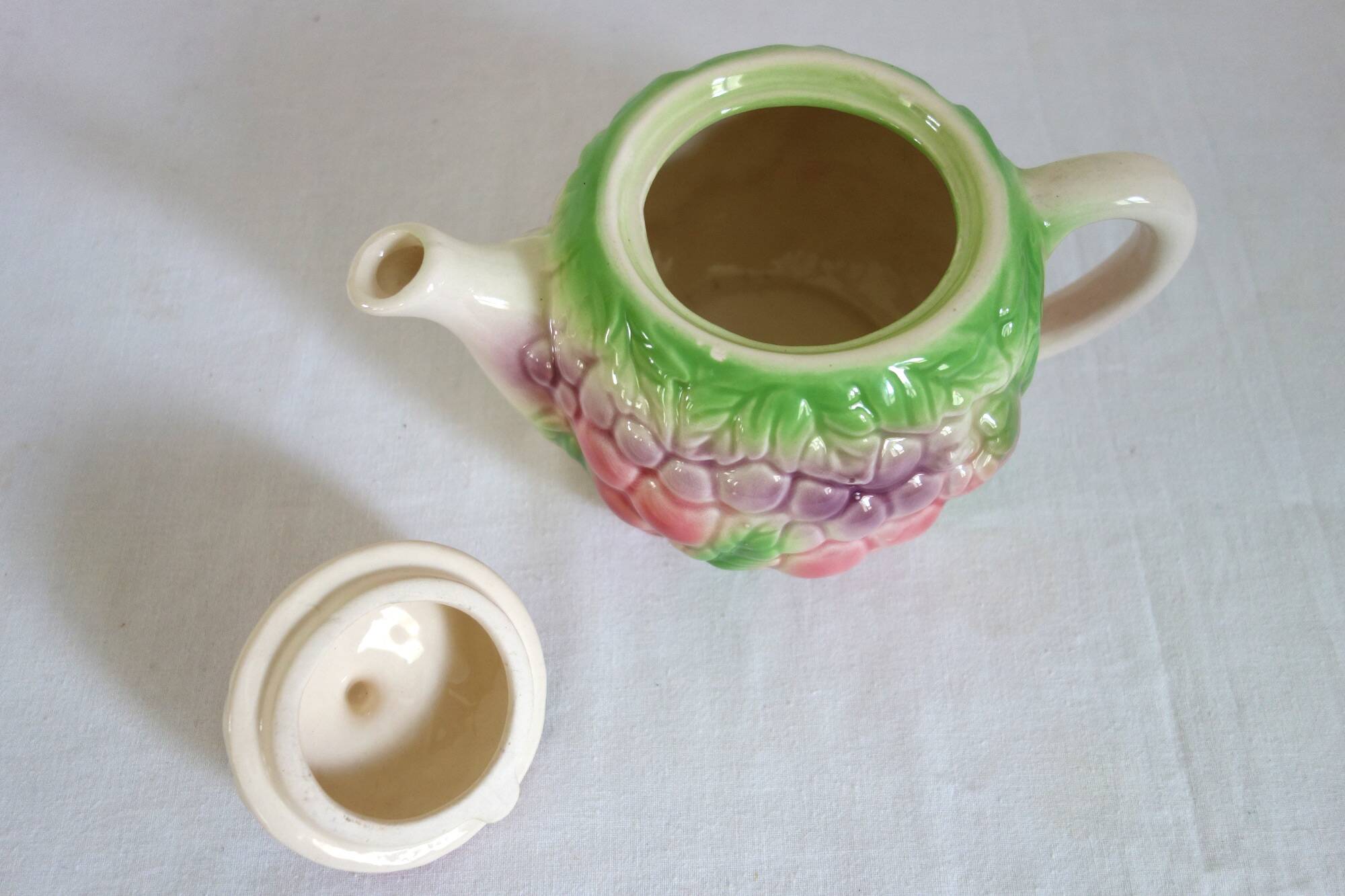 Barbotine Vintage Fruit Tea Set for 6 People