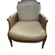 Fauteuil chic bohème canné