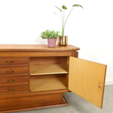 Vintage art deco wooden enfilade with drawers