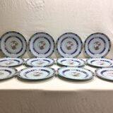 Raynaud & cie - service of 12 flat plates "koutani" in limoges