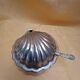 Beurrier Coquillage inox et verre
