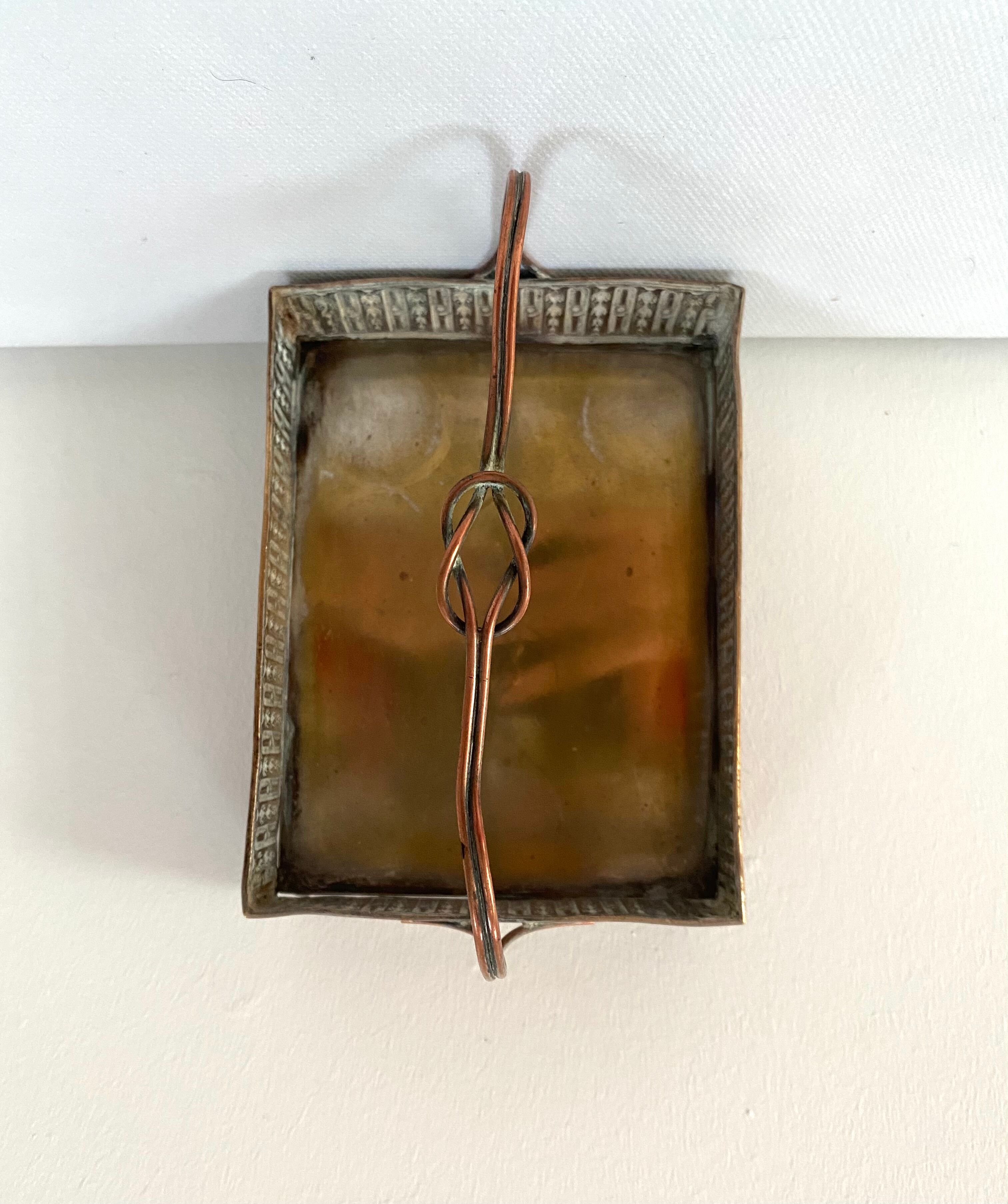 Old brass and copper top