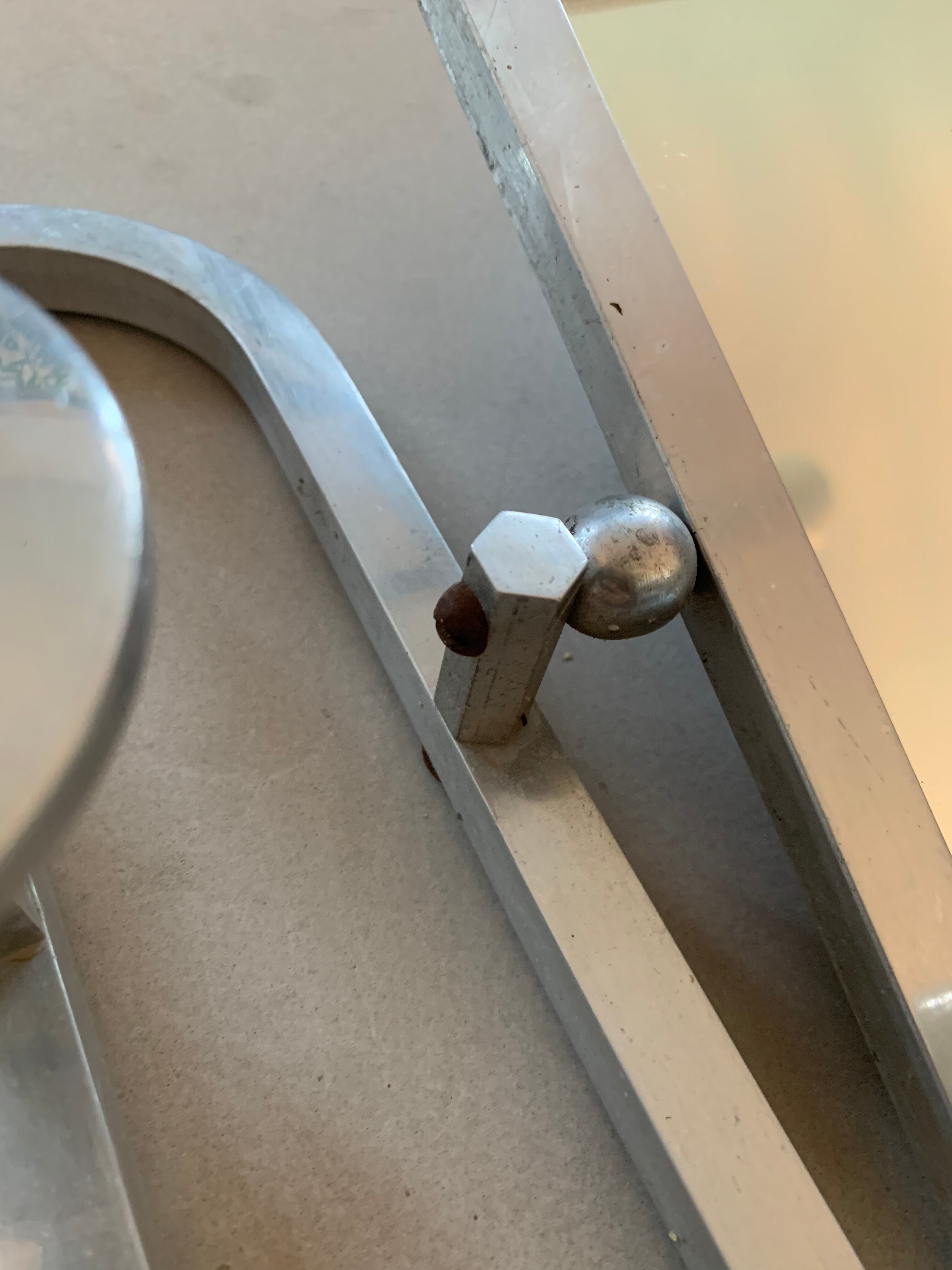 Old Art Deco wall coat rack