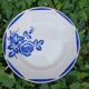 Large round antique Badonviller plate