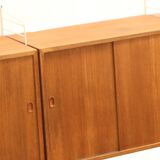 Vintage wall system / wall unit / sideboard by Nisse Strinning for String, Sweden 1950