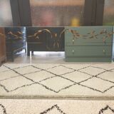 Miroir eglomisé art déco 180×72