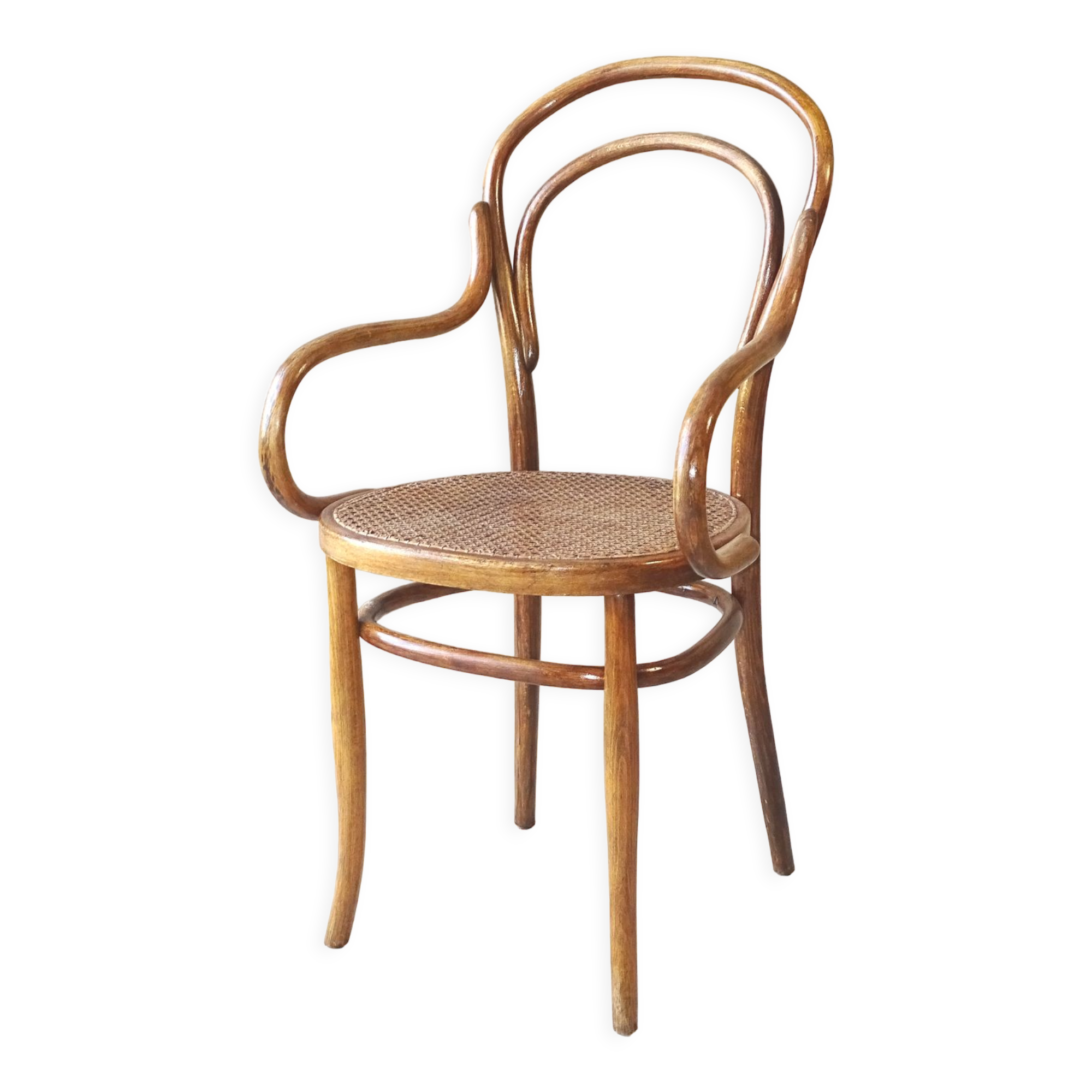 Bistro armchair wood-curved by Ungvar , 1905 n°14 1/2