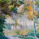 Watercolor painting signed Andrée Chameron (1894-1985)