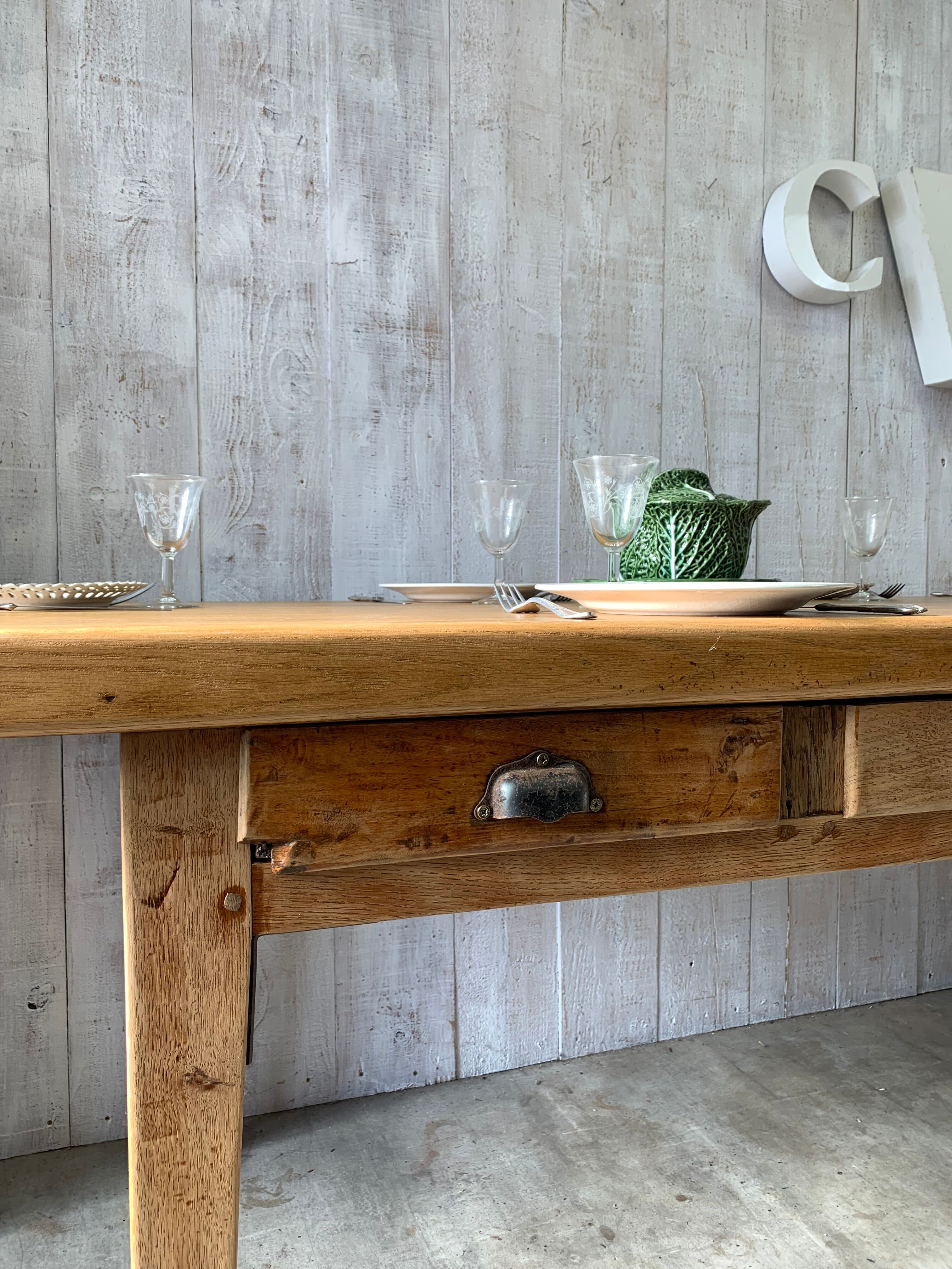 Farmhouse table 230x85cm vintage