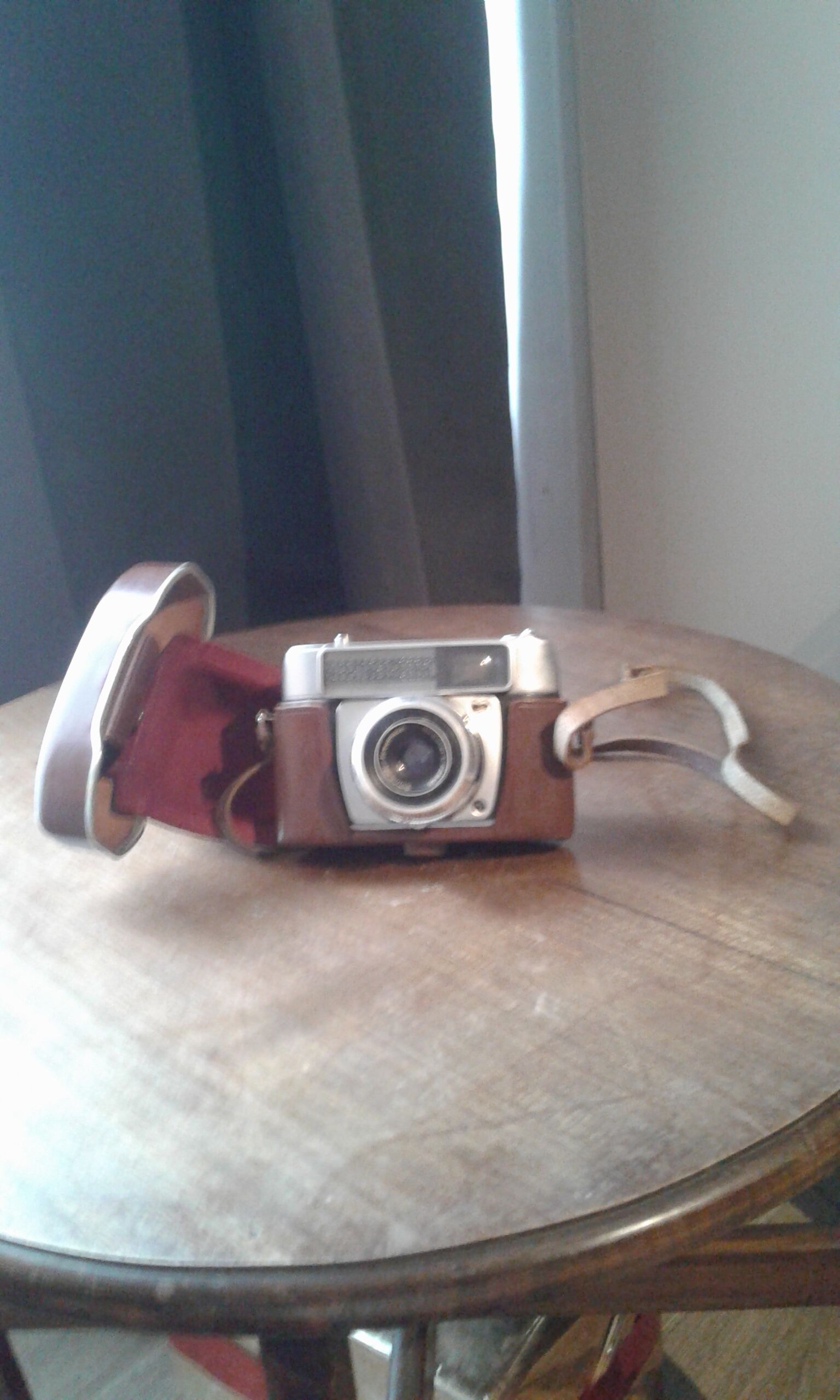 Vintage camera with case