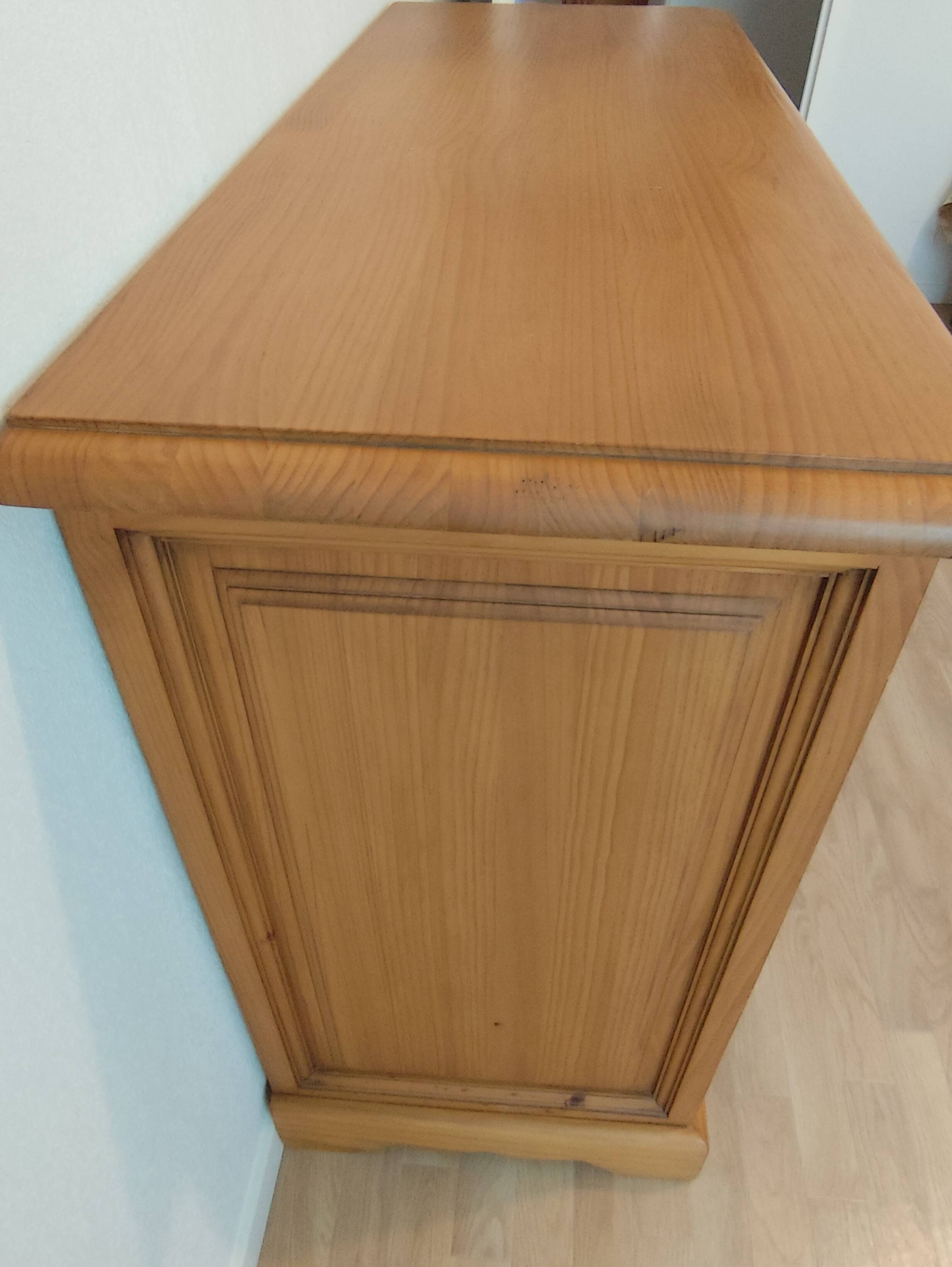 Chest of drawers with 7 drawers in solid pine