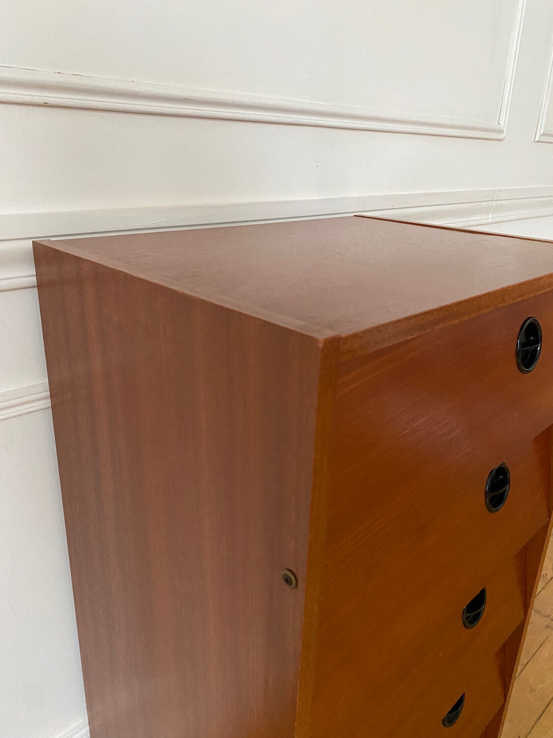 Vintage shoe cabinet