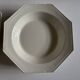 Set of 5 octagonal pearl plates from Creil Montereau.