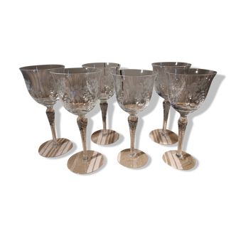 6 large glasses, purchased in murano in 1990