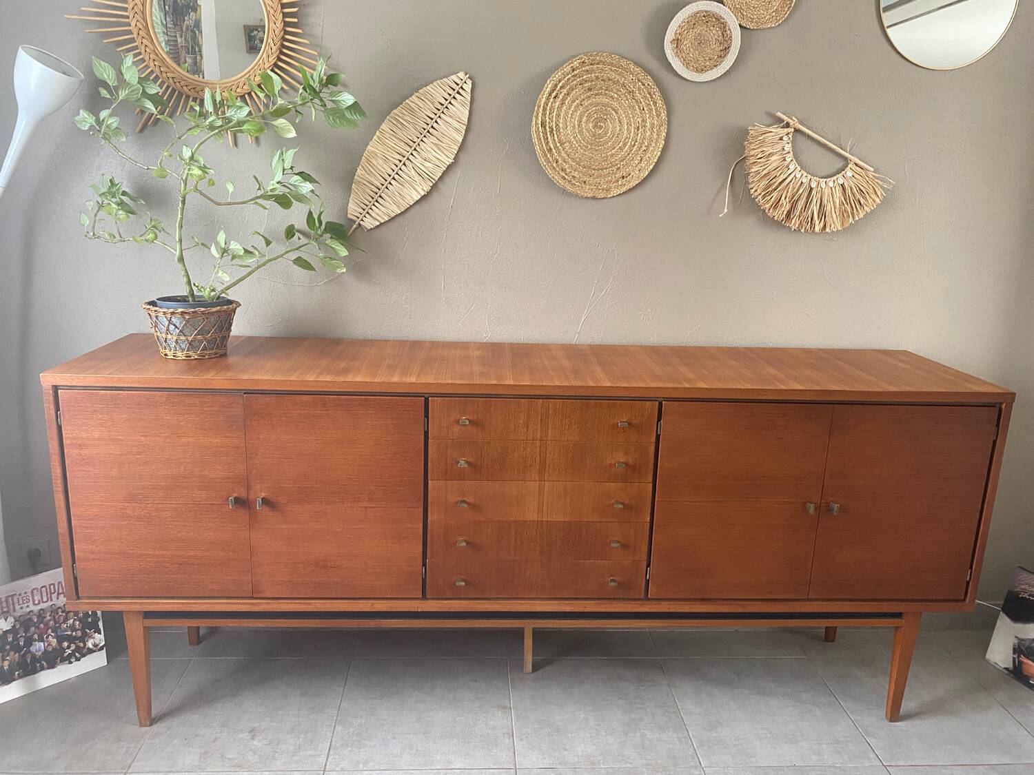 Vintage scandinavian sideboard