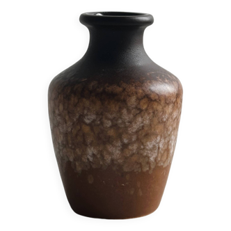 Small vintage decorative vase in glazed ceramic
