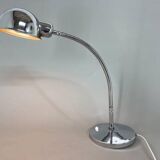 1960's Chrome Adjustable Table Lamp, Italy