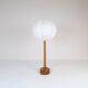 Lampe de table en teck massif du milieu du siècle 1960s Suède
