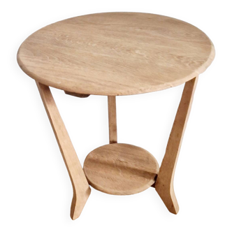 Art deco oak side table