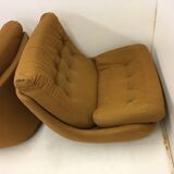 Pair 2pcs Vintage RARE Jitona Ultra Light Chairs ATLANTIS Polystyrene With original labels Mid Centu