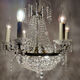 Crystal balloon chandelier from the 1960s.