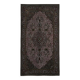 Overdyed Wool Vintage Handmade Carved Rug 166 cm x 305 cm